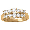 Double Row Fashion Ring in Gold