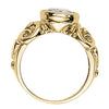 Oval Filigree Color Rings in Gold