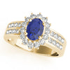 Oval Gemstone Fashion Ring in Gold (0.7 cttw)