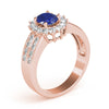 Oval Gemstone Fashion Ring in Gold (0.7 cttw)