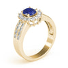 Oval Gemstone Fashion Ring in Gold (0.7 cttw)