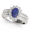 Oval Gemstone Fashion Ring in Gold (0.7 cttw)
