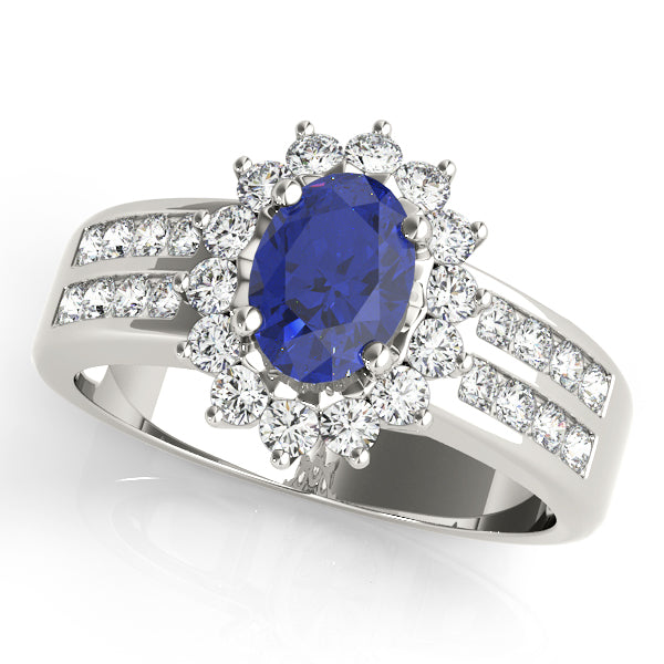 Oval Gemstone Fashion Ring in Gold (0.7 cttw)