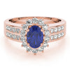 Oval Gemstone Fashion Ring in Gold (0.7 cttw)