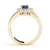 Oval Gemstone Fashion Ring in Gold (0.7 cttw)