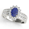 Oval Gemstone Fashion Ring in Gold (0.7 cttw)