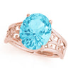 Oval Gemstone Fashion Ring in Gold