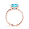 Oval Gemstone Fashion Ring in Gold
