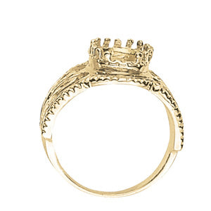 Oval Color Ring in Gold