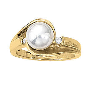 Pearl Color Ring in Gold