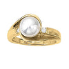 Pearl Color Ring in Gold