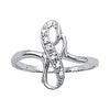 Infinity Sterling Fashion Ring in Gold