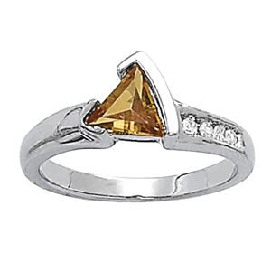 Trillion Color Ring in Gold