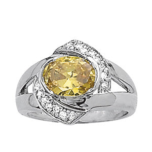 Oval Gemstone Fashion Ring in Gold (1.87 cttw)