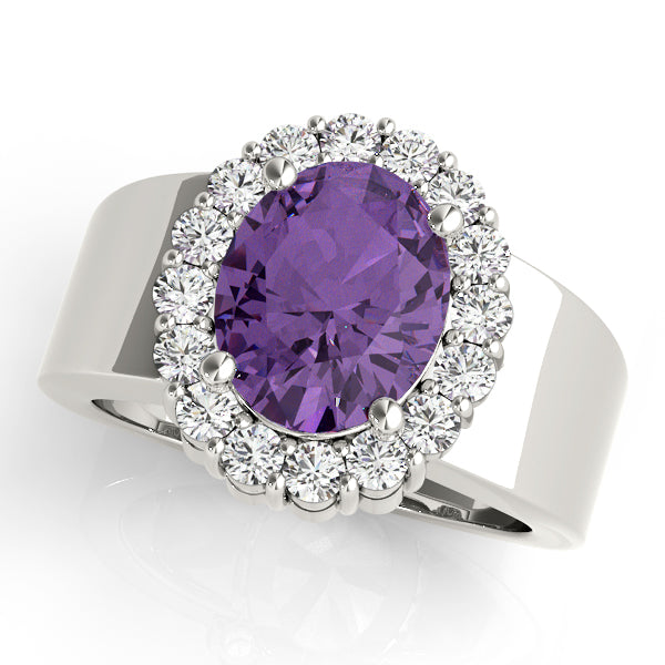 Oval Gemstone Fashion Ring in Gold (2.58 cttw)