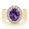 Oval Gemstone Fashion Ring in Gold (2.58 cttw)