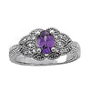 Oval Gemstone Fashion Ring in Gold (0.66 cttw)