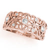 Vintage Inspired Bezel Set Fashion Rings in Gold
