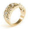 Vintage Inspired Bezel Set Fashion Rings in Gold