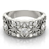 Vintage Inspired Bezel Set Fashion Rings in Gold