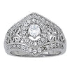 Antique Filigree Right Hand Fashion Ring in Gold