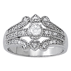 Diamond Fashion Right Hand Rings in Gold