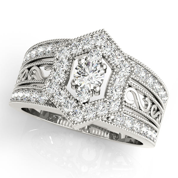 Diamond Fashion Right Hand Rings in Gold