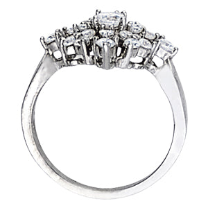 Cluster Right Hand Fashion Ring in Gold