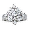 Cluster Right Hand Fashion Ring in Gold