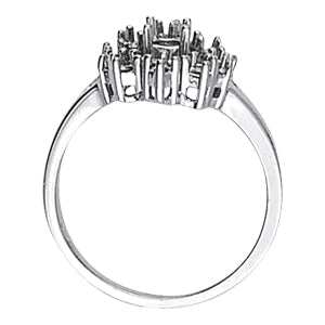 Cluster Right Hand Fashion Ring in Gold