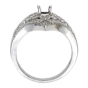 Antique Milgrain Right Hand Fashion Ring in Gold