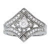 Antique Milgrain Right Hand Fashion Ring in Gold