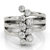 Diamond Fashion Right Hand Rings in Gold