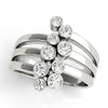 Diamond Fashion Right Hand Rings in Gold