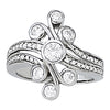Diamond Fashion Right Hand Rings in Gold (0.32 cttw)