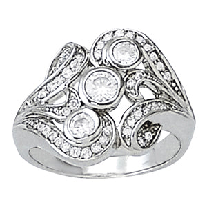Diamond Fashion Right Hand Rings in Gold (0.37 cttw)