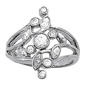 Nature Inspired Right Hand Fashion Ring in Gold