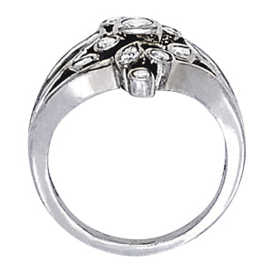 Nature Inspired Right Hand Fashion Ring in Gold