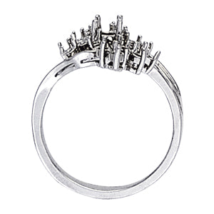 Diamond Fashion Right Hand Rings in Gold (0.4 cttw)