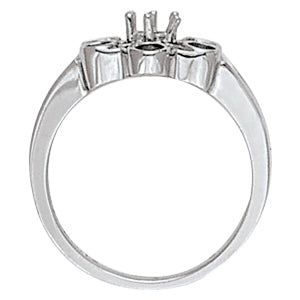 Bezel Set Right Hand Fashion Ring in Gold