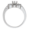 Bezel Set Right Hand Fashion Ring in Gold