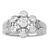 Bezel Set Right Hand Fashion Ring in Gold