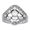 Bezel Set Right Hand Fashion Ring in Gold