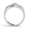 Nature Inspired Milgrain Prong In Channel Fashion Ring in Gold