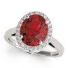 Oval Gemstone Fashion Ring in Gold