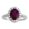 Oval Gemstone Fashion Ring in Gold