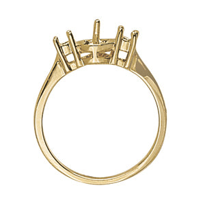 Center Pearl Color Ring in Gold