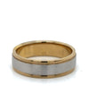 Precious Metal (No Stones) Wedding Bands  -  Men'
