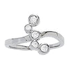 Bezel Set Ring Hand Fashion Ring in Gold