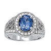 Oval Gemstone Fashion Ring in Gold (1.87 cttw)